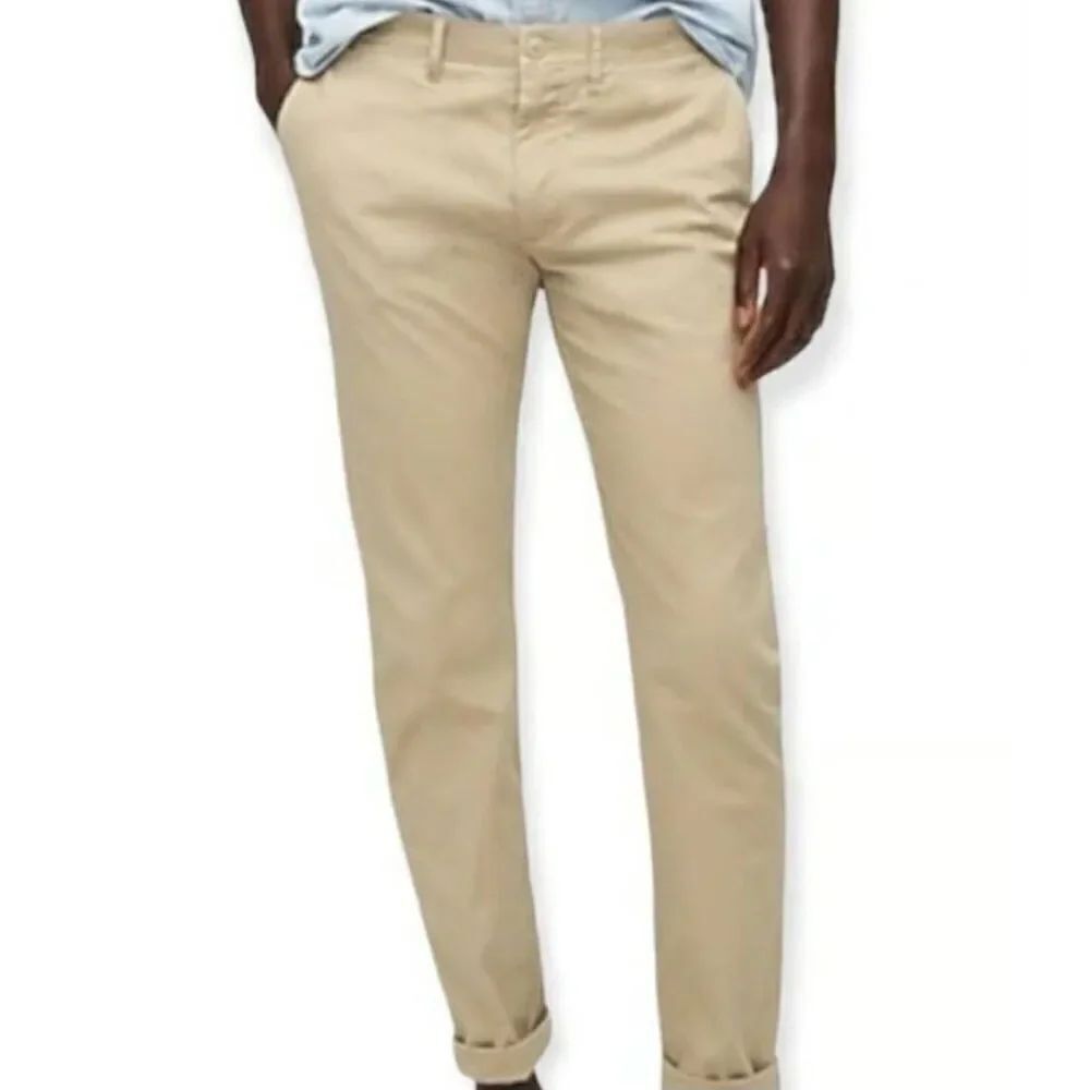 J. Crew Pants Men's 33 Khaki Sutton Straight Fit Chino Cotton